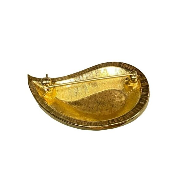 Avon Paisley, DuBarry Fifth Avenue Leaf, and Love Knot Rope Vintage Gold Tone Br - Picture 5 of 7